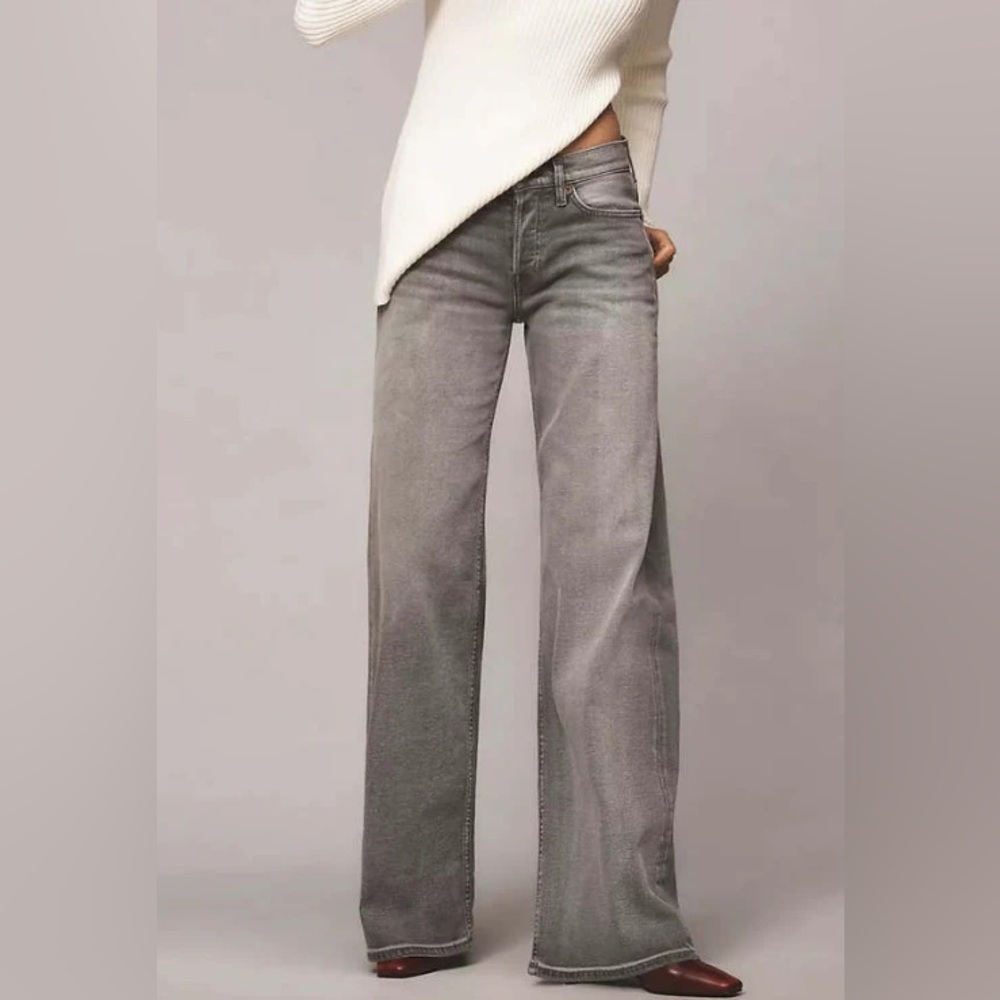 Re/Done Midrise Wide Leg